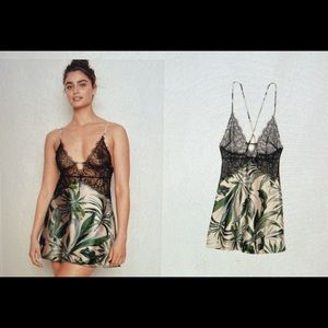 Victoria Secret Lace Plunge Slip